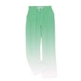 thumbnail image 6 of Fengactive Women's Bottoms with Pockets Gradient Plush Pajama Pants Soft Straight Leg Warm Winter Lounge Sleep Pants, 6 of 8