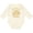 Natural, variant on Life's Better with Bees Boys or Girls Long Sleeve Baby Bodysuit