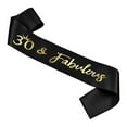 thumbnail image 1 of Customizable Sparkling Letter Shoulder Strap (160×9.5cm) - Leather Ribbon, Hot Stamping, Birthday/Graduation/Pageant, 1 of 1
