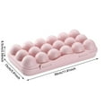 thumbnail image 2 of TAROFISH Reusable Egg Carton with Lid 18-Cell Stackable Refrigerator Egg Storage Container Plastic Egg Tray for Kitchen Restaurant Camping 11.81 Inch,Grey, 2 of 6