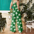 thumbnail image 4 of Combinaison Pantalon à Poches Imprimé Semana Décontractée Mode Femme 2025 Combinaison Femme Verte m, 4 of 6