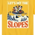 thumbnail image 3 of Disney - Let's Hit The Slopes - Toddler & Youth Short Sleeve Graphic T-Shirt, 3 of 5