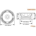 thumbnail image 7 of PRV Audio 10MR1000X 10" Professional Midrange Driver 8 Ohm Cast Aluminum Basket, 7 of 7