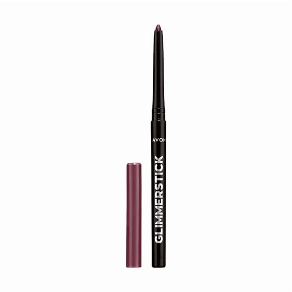 Avon Ultra Colour Glimmerstick Retractable Eyeliner, Majestic Plum, Waterproof & Smudge-Proof Glide-On Eye Makeup, 0.01 oz / 0.28 g