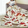 thumbnail image 6 of Sikiie Cartoon Mushrooms Ultra-Soft Micro flannel Blanket Luxury All Seasons Warm Blanket for Bedding Sofa and Travel (4 sizes)-40"x30", 6 of 7