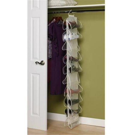 - 20-Pocket Shoe File Organizer