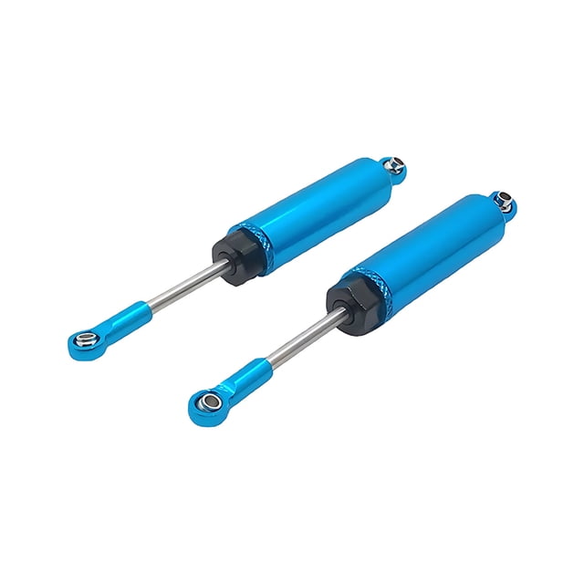 Tholdsy Amortiguador trasero delantero de Metal, 2 pack/lote, para 1/12 Wltoys 12428 12423 FY-03, delantero y trasero de Metal Kits de construcción modelo Shouks traseros azules
