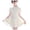 Beige, variant on HAOTAGS Girls One-Piece Swimsuit with Skirt,Quick-dry Modest Swimwear Athletic Swimsuit Youth Skirted Swimsuit Beige 9-10