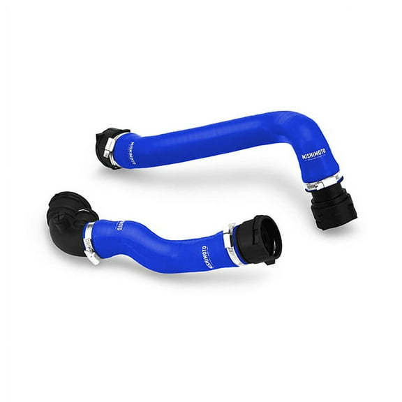 Mishimoto MMHOSE-E46-NONMBL Silicone Radiator Hose Kit Compatible With BMW E46 3-Series 1999-2006 Blue