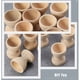 thumbnail image 2 of Hueveras de madera, superficie lisa, materiales naturales, sin productos químicos ni toxinas, soporte para huevos de Pascua de madera sin pintar, soportes para huevos de madera sin terminar en blanco, 2 of 5