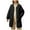 Black, variant on DAFPZW Mid-Long Quilted Jackets for Women Button Down Winter Coats Lightweight Loose Puffer Padded Outerwear with Pockets