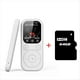 thumbnail image 2 of Reproductor MP3 Portátil de 2 Pulgadas, Tipo C, Compatible con Bluetooth 5.4, Teclas Táctiles, Música Estéreo con Altavoz HiFi, Radio FM y Grabación., 2 of 5
