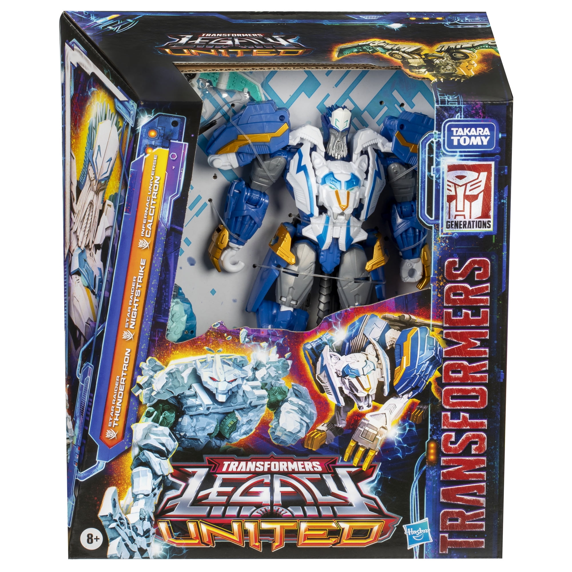 Transformers Legacy United Star Raider Thundertron 7” Action Figure, 8+
