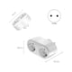 thumbnail image 3 of Enchufe inteligente con doble toma de corriente Wifi, adaptador de la UE, control de energía Tuya Smart Life, como se muestra, como se muestra, 3 of 5