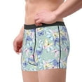 thumbnail image 4 of Fotbe Colorful Butterfly Men’s Total Support Pouch Boxer Briefs, X-Temp Cooling, Moisture-Wicking Underwear, Regular, Long-leg and Trunk-Small, 4 of 9