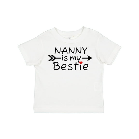 Inktastic Nanny is My Bestie Boys or Girls Toddler T-Shirt