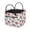 Hibiscus Print, variant on Garronmavis Quilted Laundry Basket, Foldable Design with Built-In Carry Handles, Space-Saving Multi-Use Organizer for Bedrooms, Nurseries and Car Storage Ladybug Daisy Print