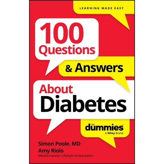 100 Questions & Answers about Diabetes for Dummies, (Paperback)