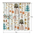 thumbnail image 5 of Waterproof Bohemian Shower Curtain 72x72 Inch Boho Style Polyester Unique Shower Curtain for Bathroom Hotel Home Decor with 12 Plastic Hooks, 5 of 5