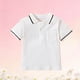 thumbnail image 5 of Odeerbi Camisas de Golf de Algodón de Niños y Niñas de Color Sólido Uniforme de La Escuela Botón de Solapa Camisas de Tenis de Manga Corta Con Bolsillo, 5 of 8