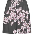thumbnail image 3 of NICKSUN Shorts de Pyjama Amusants pour Hommes, Bas de Pyjama Doux avec Poches, Fleurs Blanches, m, 3 of 6