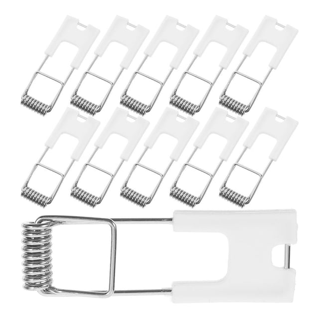 LEEYNEER 50 Pcs Lighting Accessories LED Recessed Lights Panel Lamp Spring Clip Securing Clamps for Recessed Lamp