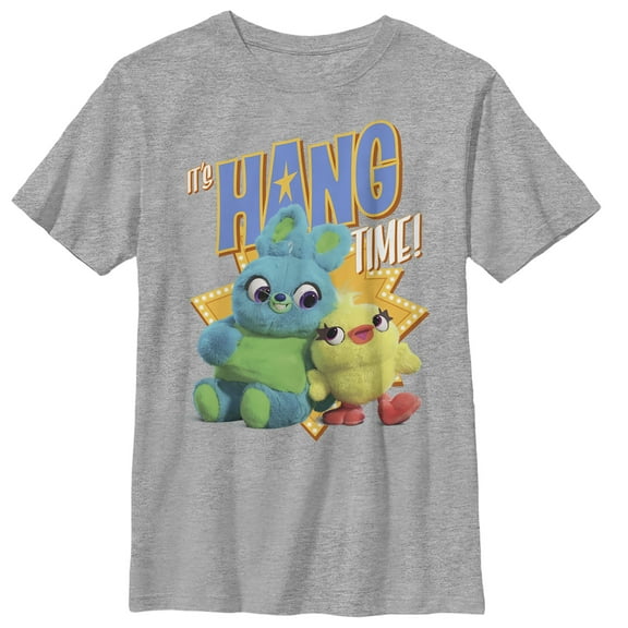 Boy's Toy Story Ducky & Bunny Hang Time  Graphic Tee Athletic Heather Small