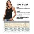 thumbnail image 6 of wirarpa Women's Tank Tops Cotton Undershirts Tanks Top Comfy Camis Base Layer 2-Pack, 6 of 6