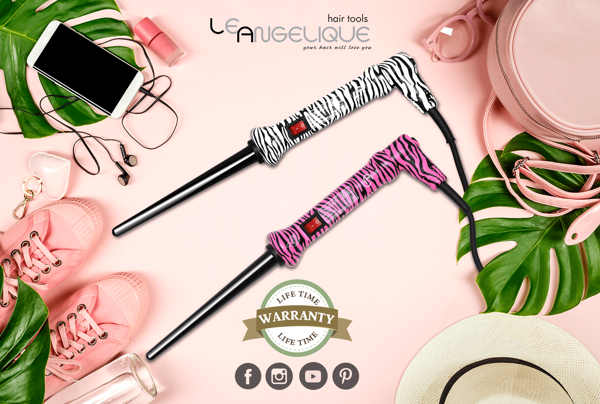 Le angelique curling wand best sale