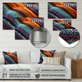 thumbnail image 4 of Designart "Tribes Samburu African Beadwork I" African Tribes Metal Wall Art, 4 of 5