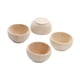 thumbnail image 5 of 4 piezas de cuenco artesanal de madera, cuenco sin terminar, decoración de tinción, cuenco para servir, pintura de 58mm x 33mm, cuencos en miniatura, 5 of 9