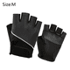 thumbnail image 2 of Guantes de levantamiento de pesas negros y grises para hombres y mujeres: guantes de ejercicio transpirables con medio dedo Zhivalor CPB-YY366-2, 2 of 5