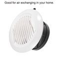 thumbnail image 4 of Unique Bargains 4 Inch Removable Screen Grille Cover Straight Louver Round Air Vent, 4 of 5