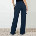 thumbnail image 5 of JUSLIO Women Pants Fitness Fashion Casual Loose with Pockets Wide Leg Pants, 5 of 9