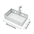 thumbnail image 2 of & Craft Desk Organization Hidden Under-Desk Metal Storage Organizer for Home Workspace Clutter Reduction, 2 of 3