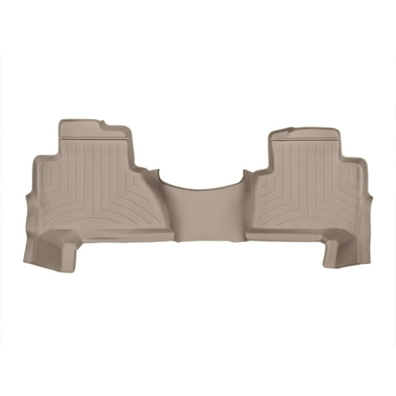 WeatherTech Custom Fit FloorLiners compatible with 2015-2020 Cadillac Escalade - 2nd Row, Tan