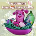 thumbnail image 7 of Happy Easter Basket Pre-Filled Surprise 6-inch Egg w/ Blue's Clues Magenta Plushie Balloon Eggs Peeps Candies & Reusable Plastic Egg-Shaped Container Spring Party Favors (Contents May Vary), 7 of 7