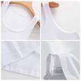 thumbnail image 6 of ANLIQI Men's Bamboo Rayon Undershirts Tank Tops Men Crew Neck Stretchy Tank Shirts (3 Pack White, XL), 6 of 6