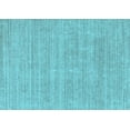 thumbnail image 1 of Ahgly Company Indoor Rectangle Solid Light Blue Modern Area Rugs, 8' x 10', 1 of 4