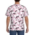 thumbnail image 2 of Rocae Pineapple Flamingo for Men's Moisture-Wicking Crew Tee - T-Shirt for Sports, Outdoor Activities, and Casual WearX-Large, 2 of 9