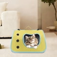 thumbnail image 5 of Cat Carrier Backpack Airline Approved – Single Shoulder Portable Oxford Cloth Pet Bag, Foldable Large Capacity, 360° Window, Ventilated Travel Tote, 5 of 6