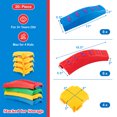 thumbnail image 3 of Gymax Colored Balance Beams for Kids w/ Non-slip Textured Surface Bottom Pad, 3 of 8
