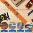 thumbnail image 3 of NUAHRHY Reciprocating Saw Blade Quick Cutting Precise Reciprocating Cutting Blade High Strength Multipurpose Recipro Saw Blades for Cement Composite Panels Bricks, 3 of 9