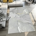 thumbnail image 2 of Dreammotif Grey Beige Marble Modern Area Rug for Living Room and Home - 4 x 6 ft & 120x180cm, 2 of 8
