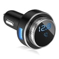 thumbnail image 1 of Reproductor de MP3 sin pérdida de automóvil MultupRITUT MUJO DE LATENCIA Bluetooth-Compatible con Bluetooth 87.5-99.9MHz Transmisor de frecuencia Música Dispositivo de transmisión kenally VI014418-00B, 1 of 7