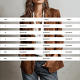 thumbnail image 4 of Women's Retro Suede Leather Jacket, Notch Lapel Single Breasted Work Coat, Slim Fit Casual Blazer, Elegant Outerwear, Vintage Style Trench Coat, Comfortable Daily Wear Wine XL, 4 of 7