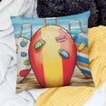 thumbnail image 2 of SHANXI Summer Pillow Cover Decor Satrfish Farmhouse Seasonal Pillow Case Decorations for Home Sofa Couch 24x24in, 2 of 5