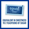 thumbnail image 5 of Equal Coffee and Tea Sweetener Sugar Free Sweetener with No Calories Artificial Sugar Replacement Sweetener, 250ct, 5 of 7