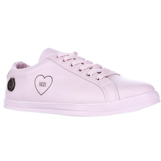 Womens Loly in the sky Sara Lace Up Fashion Sneakers - Pink 