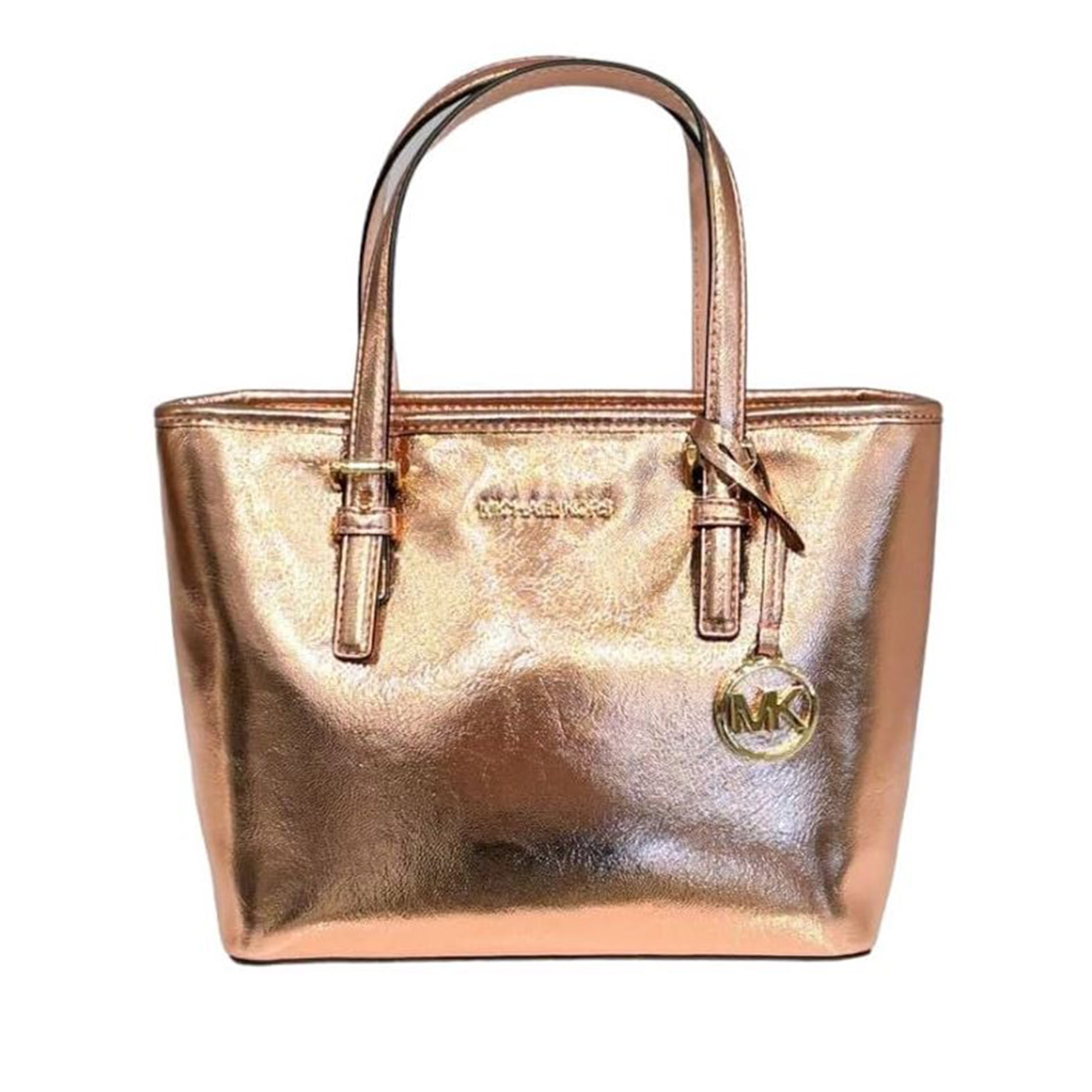 Michael Kors Women's Logo Print Canvas Tote Bag, Top Zip